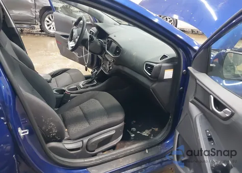 2019 Hyundai Ioniq Hybrid Blue z USA, uszkodzony, nr VIN KMHC65LC1KU128365